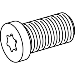 Kennametal - Hex Socket for Indexables - M5x0.8 Thread, For Use with Shims - Exact Tool & Supply