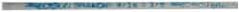 Precision Brand - 12" Long x 3/8" High x 5/16" Wide, Zinc-Plated Key Stock - Low Carbon Steel - Exact Tool & Supply