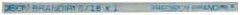 Precision Brand - 12" Long x 1/2" High x 5/16" Wide, Zinc-Plated Key Stock - Low Carbon Steel - Exact Tool & Supply
