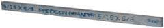 Precision Brand - 12" Long x 5/8" High x 5/16" Wide, Zinc-Plated Key Stock - Low Carbon Steel - Exact Tool & Supply
