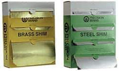 Precision Brand - 4 Piece, 50 Inch Long x 6 Inch Wide x 0.001 to 0.005 Inch Thick, Assortment Roll Shim Stock - Steel, 0.001 to 0.005 Inch Thick - Exact Tool & Supply