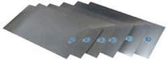 Precision Brand - 8 Piece, 0.001 to 0.02 Inch Thickness, Stainless Steel Shim Stock Sheet Assortment - 12 Inch Long x 6 Inch Wide - Exact Tool & Supply