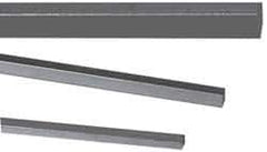 Precision Brand - 12" Long, Plain Key Stock Assortment - Low Carbon Steel - Exact Tool & Supply