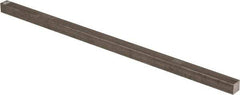 Precision Brand - 12" Long x 7/16" High x 7/16" Wide, Plain Key Stock - Low Carbon Steel - Exact Tool & Supply