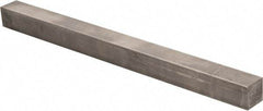 Precision Brand - 12" Long x 7/8" High x 7/8" Wide, Plain Key Stock - Low Carbon Steel - Exact Tool & Supply
