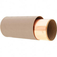Precision Brand - 100 Inch Long x 6 Inch Wide x 0.001 Inch Thick, Roll Shim Stock - Copper - Exact Tool & Supply
