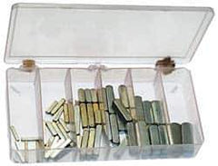Precision Brand - Key & Keyway Assortments Type: Key Stock Number of Pieces: 58 - Exact Tool & Supply