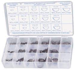 Precision Brand - Key & Keyway Assortments Type: Woodruff Keys Number of Pieces: 66 - Exact Tool & Supply