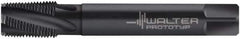 Value Collection - 1/8-27 NPT, 15° Helix, 4 Flutes, Modified Bottoming Chamfer, Oxide Finish, Cobalt, Spiral Flute Pipe Tap - Right Hand Flute, 7/16" Shank Diam, 0.551" Thread Length, 3/8" Square Size, Series A254602 - Exact Tool & Supply