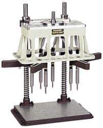 Procunier - 10 Inch Base Length x 4 Inch Base Width, Rectangular Base, Multiple Tapping Attachment - 8 Drivers, 1:2 Gear Ratio, For Use with 23000 Tappers, 29020-29037 and 29053 Machines - Exact Tool & Supply