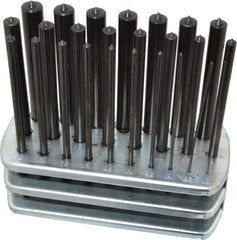 Spellmaco - 25 Piece, 1 to 13mm, Transfer Punch Set - Exact Tool & Supply