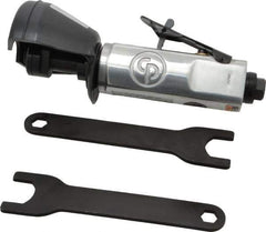 Chicago Pneumatic - 2-7/8" Wheel Diam, 20,000 RPM, Pneumatic Cutoff & Cutoff-Grinder Tool - Straight Handle, 1/4" Inlet - Exact Tool & Supply