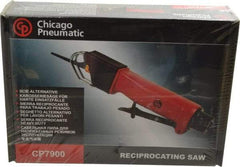 Chicago Pneumatic - 10,000 Strokes per Minute, 3/8 Inch Stroke Length, 5.5 CFM Air Reciprocating Saw - 3 Blades, 6.2 Bar Air Pressure, 3/8 Inch Inlet - Exact Tool & Supply
