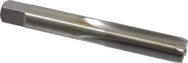 Interstate - M10x0.50 Metric Special 6H 4 Flute Bright Finish High Speed Steel Straight Flute Standard Hand Tap - Plug, Right Hand Thread, 2-23/32" OAL, 1-1/8" Thread Length, D3 Limit, Oversize - Exact Tool & Supply