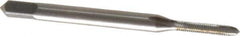 Interstate - M2x0.40 Metric Coarse, 2 Flute, Bright Finish, High Speed Steel Spiral Point Tap - Plug Chamfer, Right Hand Thread, 1-3/4" OAL, 7/16" Thread Length, 6H Class of Fit - Exact Tool & Supply
