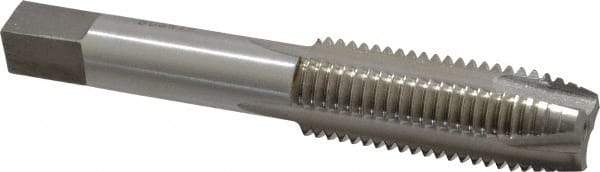 Interstate - M16x2.00 Metric Coarse, 3 Flute, Bright Finish, High Speed Steel Spiral Point Tap - Plug Chamfer, Right Hand Thread, 3-13/16" OAL, 1-13/16" Thread Length, 6H Class of Fit - Exact Tool & Supply