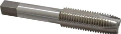Interstate - M16x2.00 Metric Coarse, 3 Flute, Bright Finish, High Speed Steel Spiral Point Tap - Plug Chamfer, Right Hand Thread, 3-13/16" OAL, 1-13/16" Thread Length, 6H Class of Fit - Exact Tool & Supply