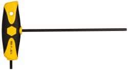 Wiha - 1/8" Hex, T-Handle Cushion Grip, Hex Key - 5-29/32" OAL, Inch System of Measurement - Exact Tool & Supply