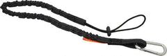 Ergodyne - 35" Stretchable Lanyard - Carabiner Connection, 42" Extended Length - Exact Tool & Supply