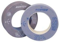 Norton - 20" Diam x 12" Hole x 6" Wide Centerless & Cylindrical Grinding Wheel - 60 Grit, Aluminum Oxide, Type 1, Medium Grade, Vitrified Bond, No Recess - Exact Tool & Supply