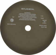 Norton - 12" 90 Grit Aluminum Oxide Cutoff Wheel - 1/16" Thick, 1-1/4" Arbor, 3,820 Max RPM, Use with Angle Grinders - Exact Tool & Supply