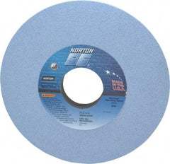 Norton - 12" Diam x 3" Hole x 1" Thick, G Hardness, 60 Grit Surface Grinding Wheel - Ceramic, Type 1, Medium Grade, 2,070 Max RPM, Vitrified Bond, No Recess - Exact Tool & Supply