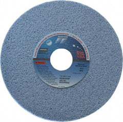 Norton - 7" Diam x 1-1/4" Hole x 1/2" Thick, G Hardness, 46 Grit Surface Grinding Wheel - Ceramic, Type 1, Coarse Grade, 3,600 Max RPM, Vitrified Bond, No Recess - Exact Tool & Supply