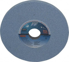 Norton - 7" Diam x 1-1/4" Hole x 1/2" Thick, I Hardness, 60 Grit Surface Grinding Wheel - Ceramic, Type 1, Medium Grade, 3,600 Max RPM, Vitrified Bond, No Recess - Exact Tool & Supply