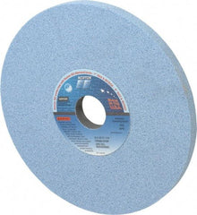 Norton - 8" Diam x 1-1/4" Hole x 1/2" Thick, G Hardness, 60 Grit Surface Grinding Wheel - Ceramic, Type 1, Medium Grade, 3,600 Max RPM, Vitrified Bond, No Recess - Exact Tool & Supply