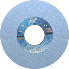 Norton - 10" Diam x 3" Hole x 1" Thick, K Hardness, 60 Grit Surface Grinding Wheel - Ceramic, Type 1, Medium Grade, 2,485 Max RPM, Vitrified Bond, No Recess - Exact Tool & Supply