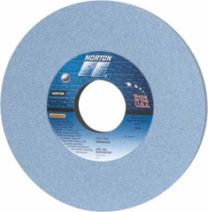 Norton - 12" Diam x 3" Hole x 1" Thick, K Hardness, 60 Grit Surface Grinding Wheel - Ceramic, Type 1, Medium Grade, 2,070 Max RPM, Vitrified Bond, No Recess - Exact Tool & Supply