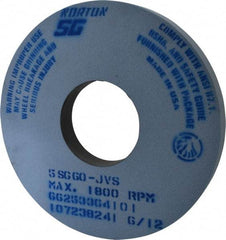 Norton - 14" Diam x 5" Hole x 1-1/2" Thick, J Hardness, 60 Grit Surface Grinding Wheel - Ceramic, Type 1, Medium Grade, 1,800 Max RPM, Vitrified Bond, No Recess - Exact Tool & Supply