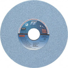 Norton - 7" Diam x 1-1/4" Hole x 1/2" Thick, J Hardness, 46 Grit Surface Grinding Wheel - Ceramic, Type 1, Coarse Grade, 3,600 Max RPM, Vitrified Bond, No Recess - Exact Tool & Supply
