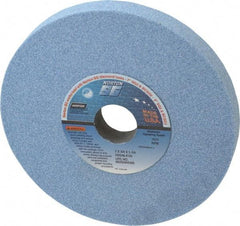 Norton - 7" Diam x 1-1/4" Hole x 3/4" Thick, K Hardness, 46 Grit Surface Grinding Wheel - Ceramic, Type 1, Coarse Grade, 3,600 Max RPM, Vitrified Bond, No Recess - Exact Tool & Supply