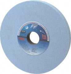 Norton - 7" Diam x 1-1/4" Hole x 3/4" Thick, J Hardness, 60 Grit Surface Grinding Wheel - Ceramic, Type 1, Medium Grade, 3,600 Max RPM, Vitrified Bond, No Recess - Exact Tool & Supply