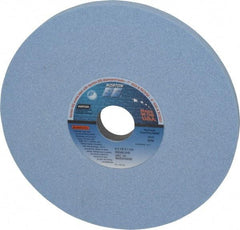 Norton - 8" Diam x 1-1/4" Hole x 1/2" Thick, J Hardness, 60 Grit Surface Grinding Wheel - Ceramic, Type 1, Medium Grade, 3,600 Max RPM, Vitrified Bond, No Recess - Exact Tool & Supply
