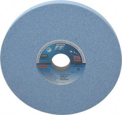 Norton - 8" Diam x 1-1/4" Hole x 3/4" Thick, J Hardness, 46 Grit Surface Grinding Wheel - Ceramic, Type 1, Coarse Grade, 3,600 Max RPM, Vitrified Bond, No Recess - Exact Tool & Supply