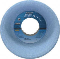 Norton - 4" Diam, 1-1/4" Hole Size, 1-1/2" Overall Thickness, 60 Grit, Type 11 Tool & Cutter Grinding Wheel - Medium Grade, Ceramic, J Hardness, Vitrified Bond, 5,730 RPM - Exact Tool & Supply