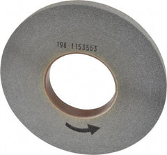 Norton - 12" Diam, 1" Face Width, 5" Center Hole, Fine Grade, Silicon Carbide Deburring Wheel - Convolute, Hard Density 8 Grade, 2,500 RPM - Exact Tool & Supply