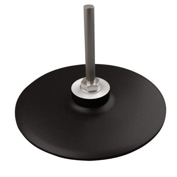 Norton - 4" Diam Quick-Change Type R Disc Backing Pad - 1/4" Shank Diam, Medium Density, 12,000 RPM, Speed-Lok TR Compatible - Exact Tool & Supply