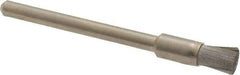 Anderson - 3/16" Brush Diam, Crimped, End Brush - 1/8" Diam Shank, 25,000 Max RPM - Exact Tool & Supply