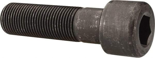 Value Collection - 1-12 UNF Hex Socket Drive, Socket Cap Screw - Alloy Steel, Black Oxide Finish, Partially Threaded, 3-1/2" Length Under Head - Exact Tool & Supply