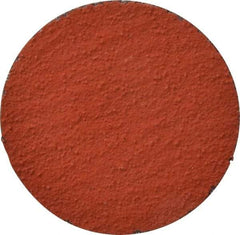 3M - 2" Disc Diam, 80 Grit, Ceramic Quick Change Disc - Type S Attaching System, Coated, Orange, Medium Grade, 25,000 RPM, 777F Series - Exact Tool & Supply