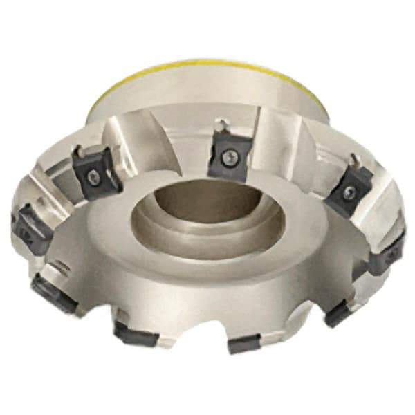 Iscar - 83mm Cut Diam, 22mm Arbor Hole, 7.5mm Max Depth of Cut, 45° Indexable Chamfer & Angle Face Mill - 8 Inserts, LN.. 1506.. Insert, Right Hand Cut, 8 Flutes, Series TangMill - Exact Tool & Supply