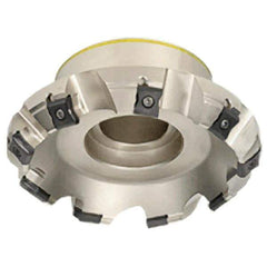 Iscar - 83mm Cut Diam, 22mm Arbor Hole, 7.5mm Max Depth of Cut, 45° Indexable Chamfer & Angle Face Mill - 8 Inserts, LN.. 1506.. Insert, Right Hand Cut, 8 Flutes, Series TangMill - Exact Tool & Supply