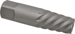 Interstate - Spiral Flute Screw Extractor - #9 Extractor for 1-3/8 to 2" Screw, 4-5/8" OAL - Exact Tool & Supply