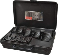 Walton - 10 Piece Spiral Flute Screw Extractor Set - Screw Range 3/8 to 1" - Exact Tool & Supply