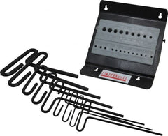 Eklind - 10 Piece T-Handle Hex Key Set - Exact Tool & Supply