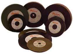 Cratex - 8" Diam x 1/2" Hole x 1/8" Thick, 46 Grit Surface Grinding Wheel - Coarse Grade - Exact Tool & Supply