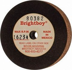 Cratex - 2" Diam x 1/4" Hole x 1/2" Thick, 46 Grit Surface Grinding Wheel - Coarse Grade - Exact Tool & Supply
